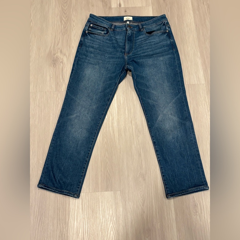 DL1961 Men's Deep Indigo Straight Jeans Size 36/34